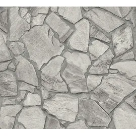 A.S. Création Vliestapete Stein - 10,05 m x 0,53 m - Made in Germany