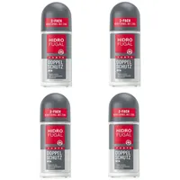 Hidrofugal Men Forte Doppelschutz Anti-Transpirant Deodorant Roll-On 4 x