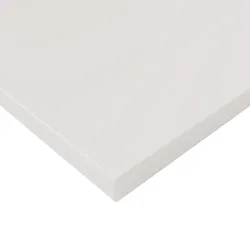 Bisley Tischplatte 160x80 cm in lichtgrau, Schreibtischplatte aus Holz, Holzplatte, Spanplatte kratzfest beschichtet mit ABS-Kante für DIY Homeoffice