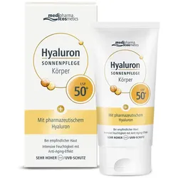 Medipharma Hyaluron Sonnenpflege Körper Creme LSF 50 150 ml