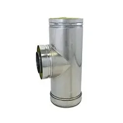 Bertrams Dw Schornsteinanschlussstück 22SA90-550 90°, 550 mm