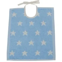 framsohn Kinderlätzchen 'Organic Stars' 32 x 36 cm Blau