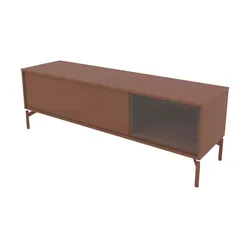Love it TV-Lowboard  Flumeri , rot , Maße (cm): B: 155 H: 52 T: 43.0