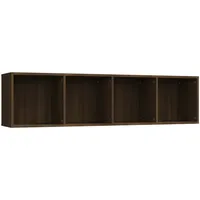vidaXL Bücherregal TV-Schrank 143 x 30 x 36 cm Braun