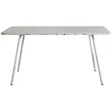 Tikamoon Elio Gartentisch 160 x 0 x 0 cm Weiß