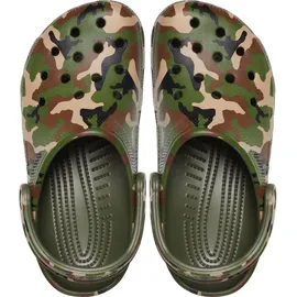 Crocs Classic Printed Camo Clog army green/multi 39-40