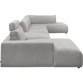 Musterring »Lucia U-Form«, Cord-Bezug, inklusive Kopfstütze, Gesamtbreite 524 cm