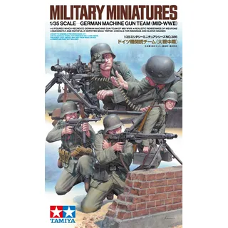 TAMIYA 35386 1:35 Figuren-Set Dt. MG Truppen (5) Mit.WW2