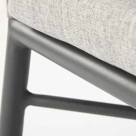 ACAMP Set 4x Armsessel Manhattan Anthrazit-Multicolor