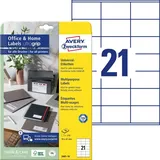 Avery Zweckform Etiketten 3481-10 weiß 70,0 x 41,0 mm