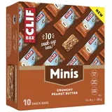 Clif Bar Unisex MINI Riegel Crunchy Peanut Butter Karton (10 x 28g)