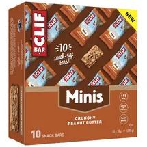 Clif Bar Unisex MINI Riegel Crunchy Peanut Butter Karton (10 x 28g)