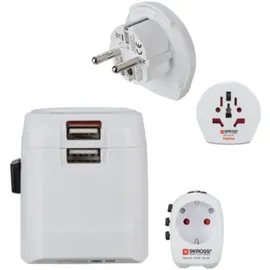 Hama Reiseadapter  Weiß 2 St.