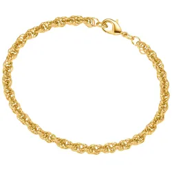 Armband LADY, gold (vergoldet, vergoldet), Armbänder, Damen, Metall