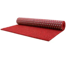 Primaflor Primaflor-Ideen in Textil Kunstrasen »GREEN, Made in Netherlands«, rechteckig, 7,5 mm Höhe, Rasenteppich, rot, mit Noppen, witterungsbeständig & wasserfest