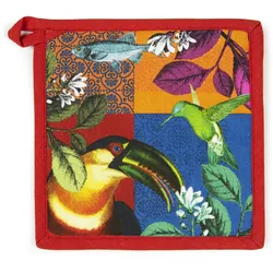 Excelsa Topflappen Rhapsody Baumwolle 20X20 Cm Bunt
