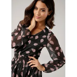 LAURA SCOTT LAURA SCOTT, Damen, Gr. 40, N-Gr, bunt (schwarz, rosa, gemustert), Mesh, Obermaterial: 95% Polyester, 5% Elasthan.