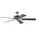 Pepeo Potkuri 132 cm Deckenventilator stahl/schwarz/schwarz gestreift