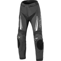 BÜSE Imola Motorrad Lederhose, schwarz/weiß, Long 98
