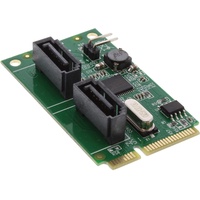 InLine Schnittstellenkarte, 2x SATA 6Gb/s, PCIe Mini Card (66907)