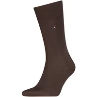 Socken TOMMY HILFIGER "TH MEN SOCK 1P PREMIUM WOOL", Herren, Gr. 47-48, braun (chocolate braun), Obermaterial: 70% Wolle, 19% Baumwolle, 9% sonstige Fasern, 2% Elasthan, Socken Socken
