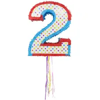 Folat Piñata Zahl 2 mehrfarbig