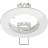 ledscom.de Deckeneinbaurahmen CIRC, rund, weiß glänzend