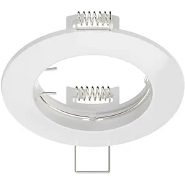 ledscom.de Deckeneinbaurahmen CIRC, rund, weiß glänzend