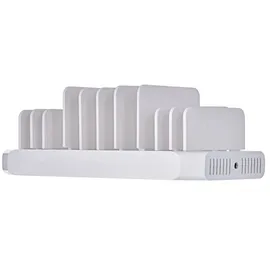 UNITEK Y-2190 Charging station 8x (USB-C, Ports), Dockingstation + USB Hub, Weiss