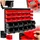 Tectake Kleinteilemagazin Polypropylen 64 cm x 38 cm x 17,5 cm schwarz