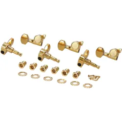 Kluson MS6LG Roundbacks 6L 45 Grad Gold - Mechanik