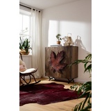 Home Affaire Sideboard »Maple«, Griff in Form eines Ahornblattes, aus Mangoholz, Breite 100 cm, beige