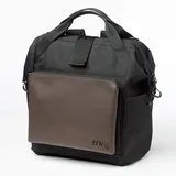 TFK Wickeltasche Premium Leder Braun