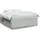 vidaXL Boxspringbett 180 x 200 cm Hellgrau