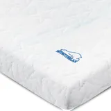 WOWTTRELAX - Matratzen Topper 6 cm Höhe Gel Memory Foam Topper Viscoelastische Matratzenauflage Gelschaum Matratzentopper mit Abnehmbarem