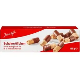 JedenTag Schoko Röllchen Vollmilch 125 g