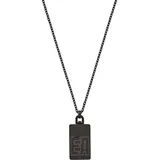 Emporio Armani Kette mit Anhänger EGS2677001 Edelstahl Schwarz
