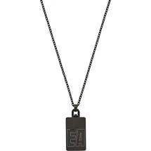Emporio Armani Kette mit Anhänger EGS2677001 Edelstahl Schwarz