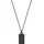 Emporio Armani Kette mit Anhänger EGS2677001 Edelstahl Schwarz