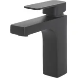 Beliani - Wasserhahn Schwarz aus Messing Badezimmer/ Armaturen/ Badarmaturen Klassischer Wasserhahn Modernes Design