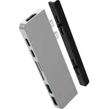 Hyper HyperDrive Duo 7in1 Dockingstation für MacBook USB-C, silber