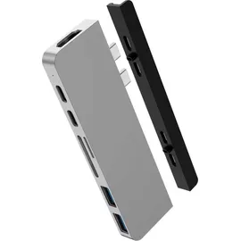 Hyper HyperDrive Duo 7in1 Dockingstation für MacBook USB-C, silber