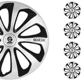 Sparco Sicilia 15 Zoll 4 Stück Silber/Schwarz