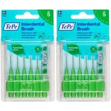 Tepe Interdentalbürste 0,8mm grün 2x 2x6 St Zahnbürste