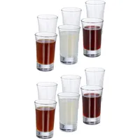 Relaxdays Schnapsglas 0,04 l 12-tlg.