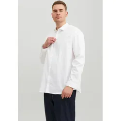Langarmhemd »JPRBLACARDIFF SHIRT«, Gr. 4XL - N-Gr, white, , 98180552-4XL N-Gr