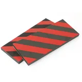 Apa Garagen-Türschutz Prall-O-FIT 40 x 16 x 2 cm Schwarz/Rot