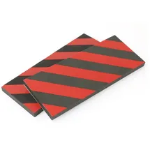 Apa Garagen-Türschutz Prall-O-FIT 40 x 16 x 2 cm Schwarz/Rot