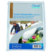 OASE Teich-Schutzvlies 200 g/qm 2 x 5 m, weiß - Folienunterlagen, Teichschutzvliese, Teichfolienunterlage