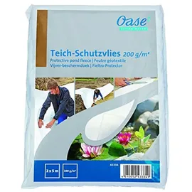 OASE Teich-Schutzvlies 200 g/qm 2 x 5 m, weiß - Folienunterlagen, Teichschutzvliese, Teichfolienunterlage